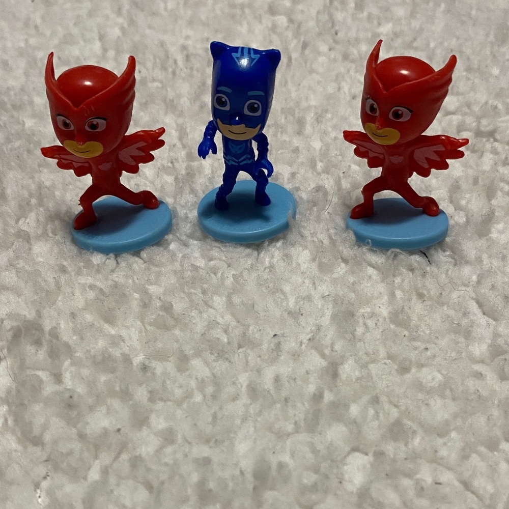 PJ Masks by just play , cat boy and owlettes